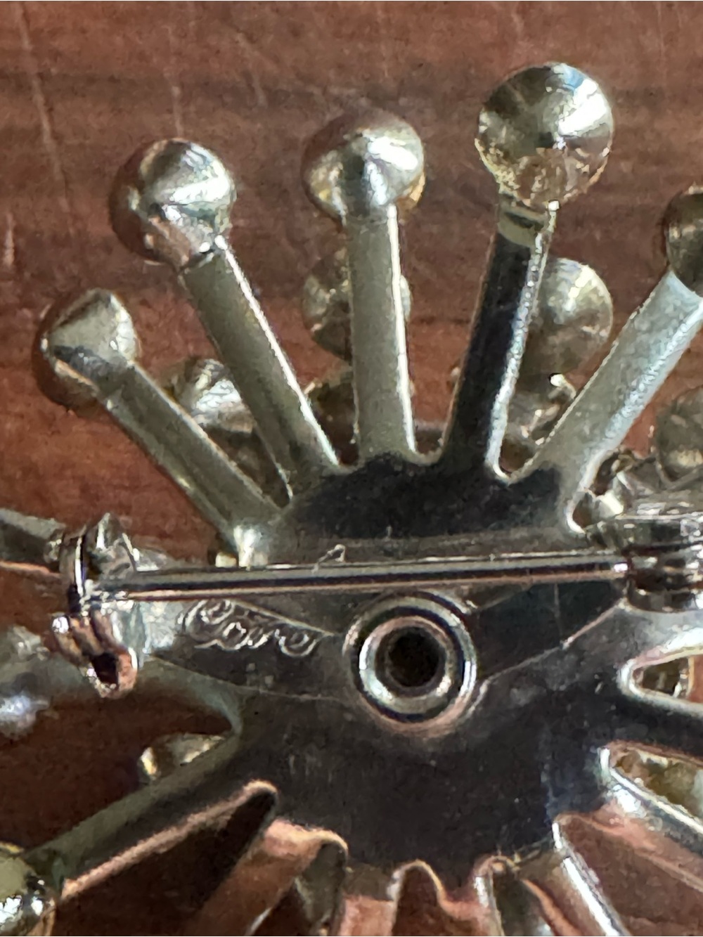 Coro Silver-Tone Clear Rhinestone Brooches - Picture 4 of 7